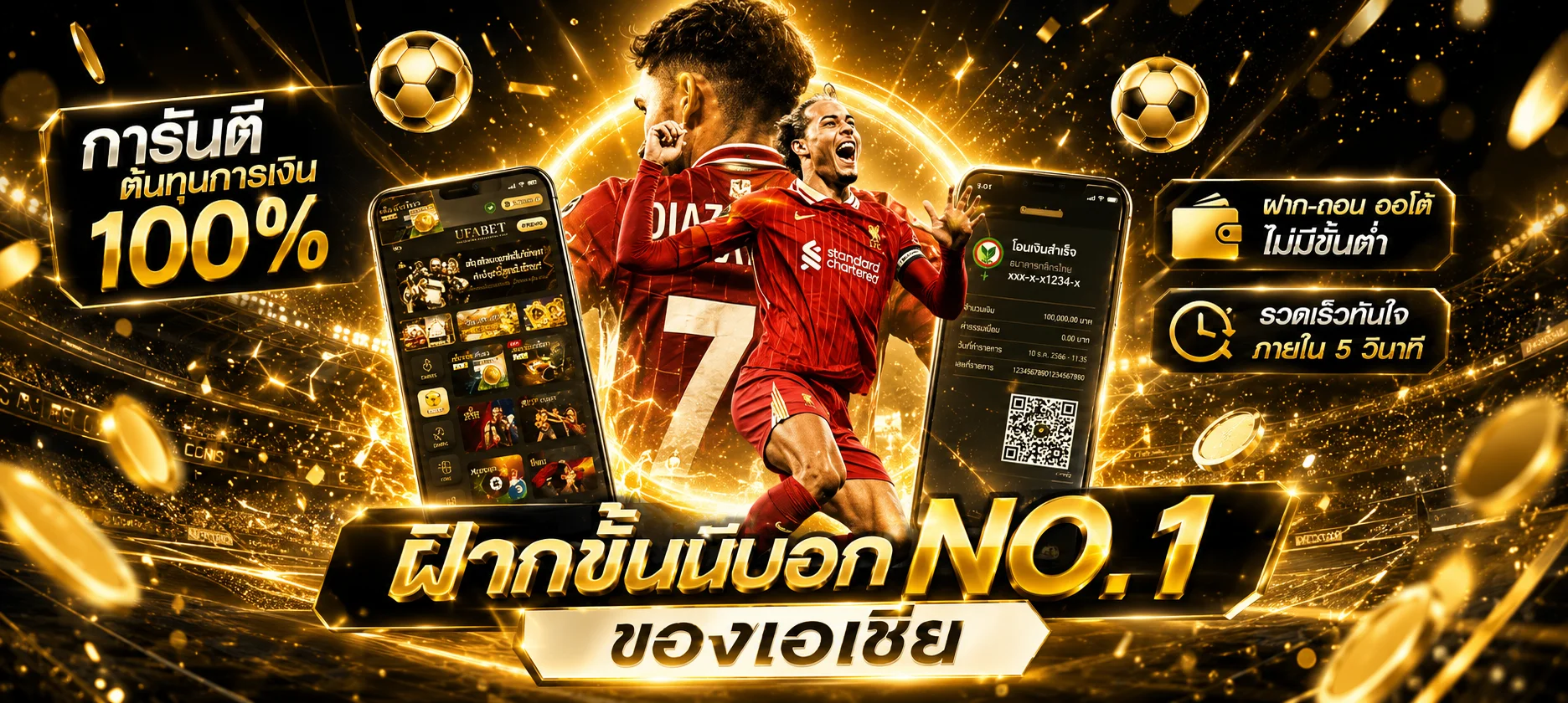 แทงบอลออนไลน์ MYR789 ราคาน้ำดี ครบทุกลีกทั่วโลก